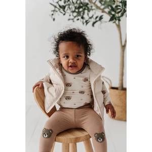 NEW BABYSPROUTS kids puffer vest in almond